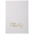 JAM Paper Blank Thank You Cards Set, Elegant Thank You, 25/Pack (526CA3442WB)-25 Cards and Envelopes per Pack