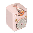 Divoom Fairy-OK Retro Mini Karaoke Speaker - Pink-Nice Gift package & personalized greetings works great for a birthday/graduation gift as well as other seasonal holiday event. A special Fairy-OK for your special one Divoom Portable Karaoke Bluetooth Speaker with Mini Wireless Microphone, 7 Different Sound Modes, FM Radio, Ideal Gifts for Kids Adults 