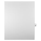 Mark Maker Legal Tabs - Letter Size - White - 1/25th cut - 25 tabs per package - 5 packages Pack - Number 66-White Single Tabs