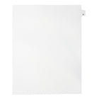 Mark Maker Legal Exhibit Index Tab White Single Tabs, 1/26th Cut, Letter Size, No Holes, Letter B, 25 Pack-White Single Tabs, 1/26th Cut