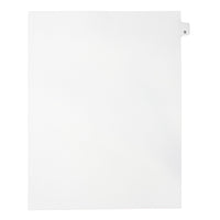 Mark Maker Legal Exhibit Index Tab White Single Tabs, 1/26th Cut, Letter Size, No Holes, Letter B, 25 Pack-White Single Tabs, 1/26th Cut