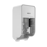 Kimberly-Clark Professional ICON Coreless Standard Roll Toilet Paper Dispenser 2 Roll Vertical - White Mosaic Design Faceplate-1 Dispenser and 1 White Mosaic Design Faceplate per Case