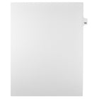 Mark Maker Legal Tabs - Letter Size - White - 1/25th cut - 25 tabs per package - 5 packages Pack - Number 155-White Single Tabs