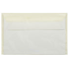 JAM Paper Cello Sleeves, A9, 5 7/16 x 8.63, Yellow, 100 Pack (2783145)-Type: envelope