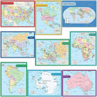 Teacher Created Resources Map Charts Set, 9 Pack-Map Charts