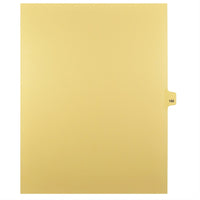 Mark Maker Legal Tabs - Letter Size - Buff - 1/25th cut - 25 tabs per package - 5 packages Pack - Number 188-Buff Single Tabs