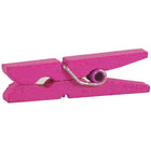 JAM Paper Wood Clothing Pin Clips, Medium, 1 1/8, Fuchsia Pink, 3 Packs of 50, 150 Total (230729149g)-4