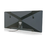 Digiwave Ultra Thin Flat Antenna, 5" x 11.6" x 0.1", Black-Innovative flat, razor-thin antenna design