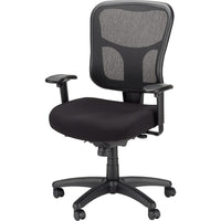 Tempur-Pedic Mesh Mid-Back Task Chair - Black-Chair seat is made with patented Tempur material from Tempur-Pedic that conforms to your body for customized support