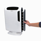 Fellowes AeraMax DX55 Air Purifier - 200-400 sq. ft.-True HEPA filter with antimicrobial treatment safely removes 99.97% of airborne particles as small as 0.3 microns, including allergens, viruses, and cigarette smoke