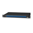 Black Box JPM385A Rackmount Fiber Panel, 1U, Loaded with (24) Single-Mode/Multimode Connectors, LC, 24 Duplex-Enclosure