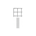 Wamaco 2' x 8' Grid Panel, Chrome, 2 Pack-Perfect solution for storefront, tradeshow and multipurpose displays