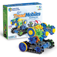 Learning Resources Gears! Gears! Gears! Treadmobiles - Multicolor-Build your own engineering creations with this 108-piece STEM building set!