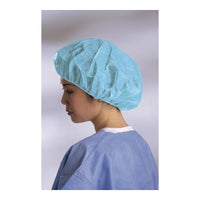 Boundary Bouffant Caps, Blue, Regular/Large, 500 Pack-Blue colour
