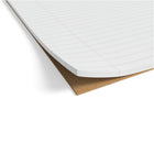 TRU RED Wide Ruled Notepad - 8.5" x 11.75" - White - 50 Sheets/Pad - 12 Pack-50 microperforated sheets per pad