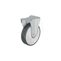 Blickle Polyurethane Caster, Wheel Diameter: 4" (101.6 Mm), Caster Type: Rigid, 2 Pack (BK-POTH 100R-1)-Wheel Diameter: 4" (101.6 mm)