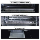 Total Chef 4-Slice Toaster Oven-Includes aluminized baking pan