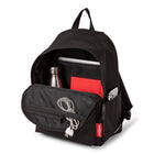 The Rolling Stones Core Collection Backpack with Signature Logo - Black-Store your essentials in the main section using the front zipper