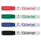 Quartet Classic Dry-Erase Marker - Chisel Tip - Assorted Colours - 4 Pack-Classic glass board dry-erase markers