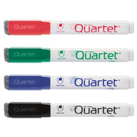 Quartet Classic Dry-Erase Marker - Chisel Tip - Assorted Colours - 4 Pack-Classic glass board dry-erase markers
