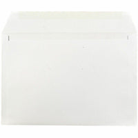 JAM Paper Booklet Commercial Envelopes - 7 1/2" x 10 1/2" - White - 50 Pack -Colour: White