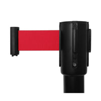 Wamaco Stanchion Retractable Belt, Black/Red (38-9900-AR)-Perfect security and crowd control solution for high traffic areas