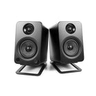 Kanto S4 Desktop Speaker Stands for Midsize Speakers, Black, 2 Pack-Supports speakers weighing up to 8 pounds