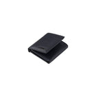 Champs Black Label Leather RFID Tri-fold Wallet, Navy-6 credit card slots