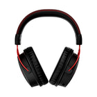 HyperX Cloud Alpha Wireless Gaming Headset-PC Gaming Headset, Wireless 2.4 Ghz dongle, signature HyperX comfort, Black Red