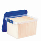 Bankers Box Heavy-duty Letter/Legal Plastic File Storage Box-Durable plastic construction with reinforced corners for added strength - stacks up to 5 high!