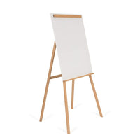 Archyi - Chevalet Angolo blanc à 4 pattes, 35 x 72 po-effacement sec en acier magnétique
