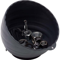 Gray Tools Magnetic Parts Bowl, 6" Diameter-6" diameter bowl with powerful magnet that allows it to attach to any steel surface.