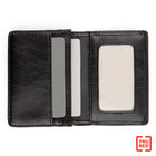TRU RED Synthetic Leather Business Card Case - Black-Bu3 channels for cards
