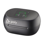 HP Poly Voyager Free 60+ UC M Earbuds with Touchscreen Charge Case and USB-C Adapter - Carbon Black-Available in Carbon Black finish