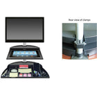 DAC MP-204 Space Saver System Organizer Tray For Monitor Arms-Multiple compartments keep supplies neat and handy