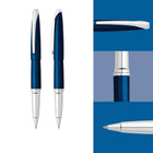 A.T. Cross ATX Rollerball Pen - Blue-Can easily be converted into a ballpoint pen or creamy porous felt-tip pen by simply changing the refill to the desired type of tip (refills sold separately)