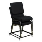 Flash Furniture 8 Pk. HERCULES Series Steel Stack Chair & Church Chair Dolly-Designed for Banquet Chairs, Church Chairs and Stack Chairs