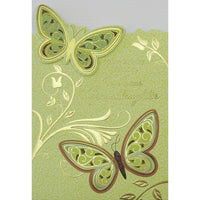 Rosedale Greeting Card, Birthday Granddaughter, Butterfly-Printed on premium coated card stock