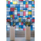 Fablon Mondrian Window Film Set of 2, Multicolor-Can be applied to the majority of flat surfaces