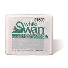 White Swan 2-Ply 1/8 Fold Dinner Napkin - White - 12 Pack-Made with 80% recycled fiber and 70% post-consumer material