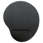 StaplesMouse Pad with Wrist Rest - Gel - Black-Precise tracking surface is great for use with home computers or laptops