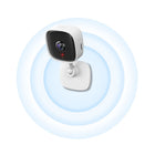 TP-Link Tapo C100 Home Security Wi-Fi Camera-Advanced night vision provides a visual distance of up to 30 ft