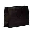 Jam Paper Gift Bags with Rope Handles - X-Large - 17" x 13" x 6" - Black Matte - 100 Pack-Color: Black Matte