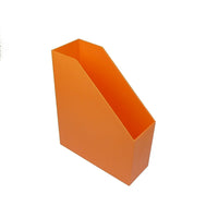 Romanoff Plastic Magazine File, Orange, 3 Pack (ROM77709)-Made of sturdy, durable plastic