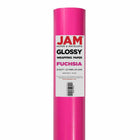 JAM Paper Gift Wrap - Glossy Wrapping Paper - 25 Sq Ft per Roll - Fuchsia - 2 Pack-The perfect square footage for quickly and easily wrapping your presents