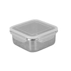 Minimal SQ Stainless Steel Containers - 500ml, 1000ml, 1700ml - Set of 3-Dishwasher top rack safe