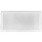 JAM Paper #10 Plastic Envelopes with Zip Closure, 5 x 10, Clear Poly, 12 Pack (921Z1cl)-Clear