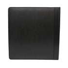 Ashlin Leopoldo Executive Elegant 3 Ring Binder, 3", Black-Pen Loops - 1