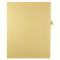 Mark Maker Legal Tabs - Letter Size - Buff - 1/15th cut - 25 tabs per package - 5 packages Pack - Number 96-Buff SingleTabs