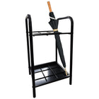 Eddie's Umbrella Stand - 18" W x 15" D x 30" H - Gloss Black (211045-1)-Umbrella Stand